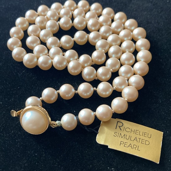 Richelieu Simulated Pearls NOS with Tags. Strand. - Picture 1 of 8